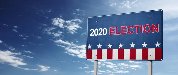 Día Las Elecciones Estados Unidos 2020 Concepto — Foto de Stock