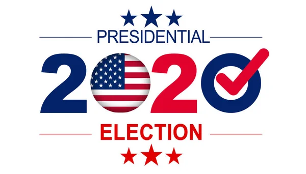 Valdagen Usa 2020 Konceptet — Stockfoto