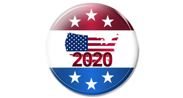 Ημέρα Εκλογών Στις Ηνωμένες Πολιτείες 2020 Concept — Φωτογραφία Αρχείου