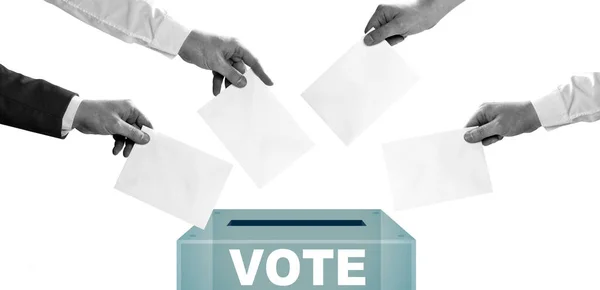 Concepto Votación Elección Tomar Decisión Correcta — Foto de Stock
