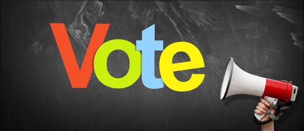 Голосуйте Демократические Выборы Референдум Сделайте Правильный Выбор — стоковое фото