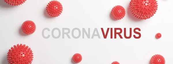 Stoppa Coronavirus Och Karantän Konceptet Medicinsk Illustration — Stockfoto