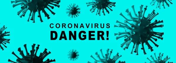 Zatrzymaj Koncepcję Koronawirusu Kwarantanny Ilustracja Medyczna — Zdjęcie stockowe