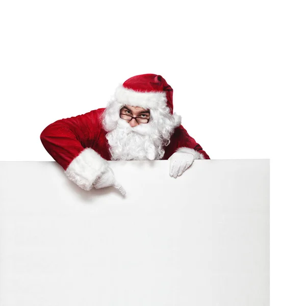 Открытки Рождество Концепция Дизайна Санта Клауса — стоковое фото