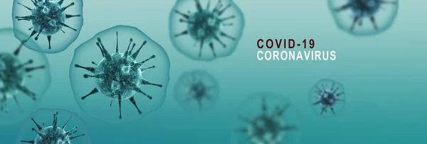 Stop Het Coronavirus Quarantaine Concept Medische Illustratie — Stockfoto