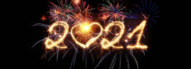 Yeni yıl festivali için yaratıcı tasarım konsepti