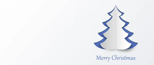 Frohe Weihnachten Grußkarte Weihnachtsbaum Designkonzept — Stockfoto