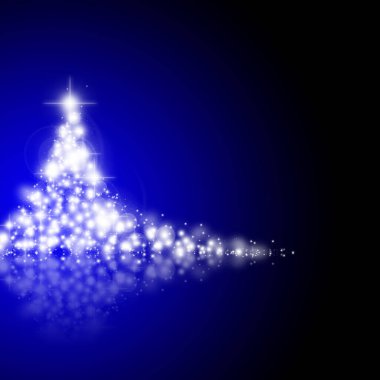 Mutlu noel tebrik kartı, Noel ağacı tasarımı konsepti.