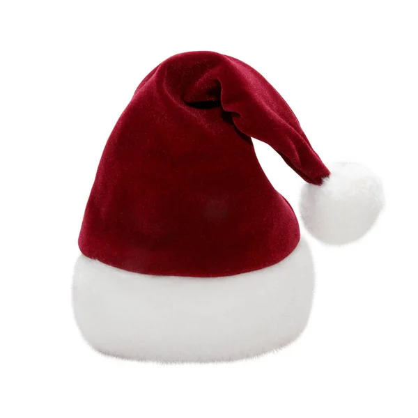 Santa Hat Kostým Veselé Vánoce Koncept Blahopřání — Stock fotografie