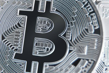 Kripto para birimi konsepti. Bitcoin döviz kurlarındaki eğilimler. Bitcoin 'in yükselişi ve düşüşü.