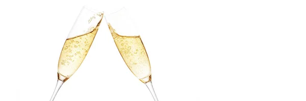 Glasses Champagne Splash Celebration Theme Concept — Stock Photo, Image