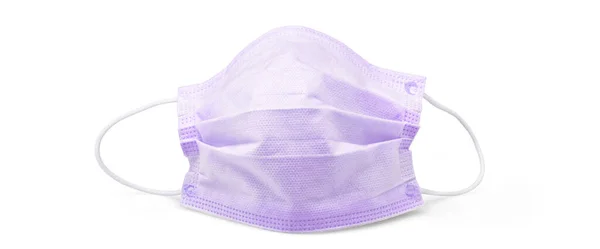 Typical surgical mask to cover mouth, nose. Protection concept, against coronavirus.