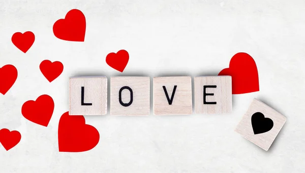Fondo Del Día San Valentín Concepto Emociones Humanas Amor Relaciones —  Fotos de Stock