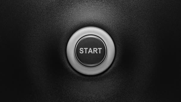 Press Start Button Start Concept Video — Stock Video