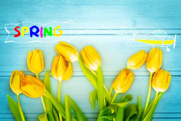 Conceito Primavera Celebração Cartão Saudação Para Dia Mulher — Fotografia de Stock