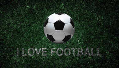 Deri top ile geleneksel futbol oyunu