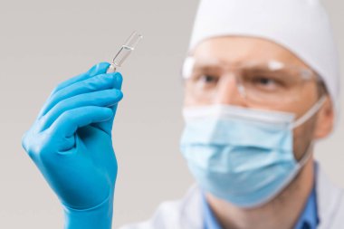 Corona virüsü salgını. Salgın virüsü koruma kavramı.