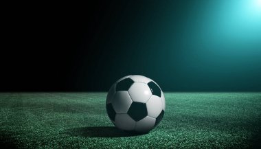 Deri top ile geleneksel futbol oyunu