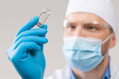 Corona virüsü salgını. Salgın virüsü koruma kavramı.