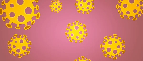 Gefährliches Coronavirus Sars Pandemierisikokonzept Illustration — Stockfoto