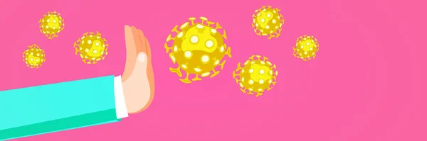 Dangerous Corona Virus Sars Pandemic Risk Concept Illustration — Stock Photo, Image
