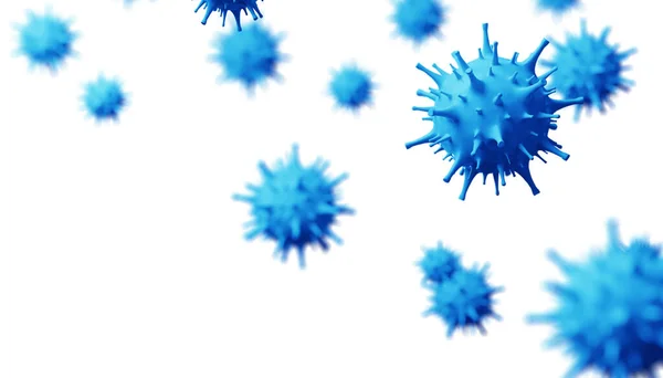 Niebezpieczny Wirus Korony Koncepcja Ryzyka Pandemii Sars Ilustracja — Zdjęcie stockowe