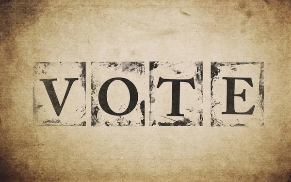 Голосуйте Демократические Выборы Референдум Сделайте Правильный Выбор — стоковое фото
