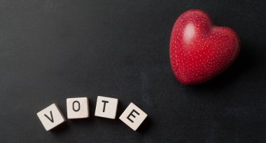 Demokratik seçimler, referandum. Doğru seçimi yap..