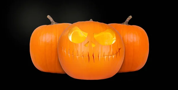 Halloween Kürbiskopf Dekoration Und Hintergrund Halloween — Stockfoto