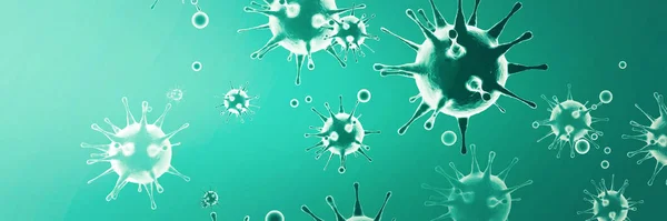 Небезпечний Вірус Корони Пандемія Sars Ілюстрація — стокове фото