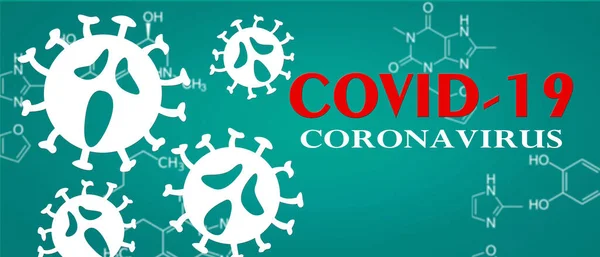 Gefährliches Coronavirus Sars Pandemierisikokonzept Illustration — Stockfoto