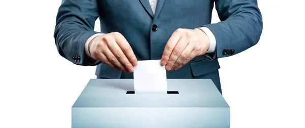 Głosowanie Koncepcja Wyborów Podejmowanie Słusznej Decyzji — Zdjęcie stockowe