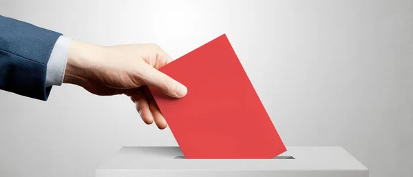 Abstimmung Und Wahlkonzept Die Richtige Entscheidung Treffen — Stockfoto