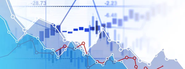 Diagram Som Representerar Börskraschen Illustration — Stockfoto