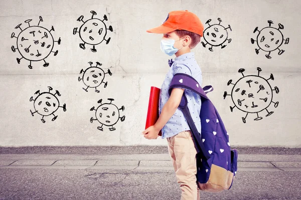 Volta Escola Conceito Saúde Educação — Fotografia de Stock