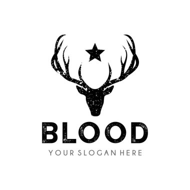 Geyik Avcısı Kulübü için logo tasarımı, Vintage Hunter Logo Tasarım Vektör Şablonu