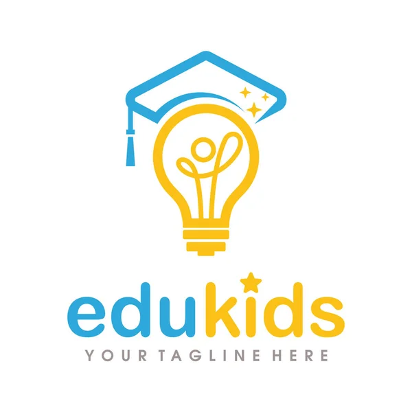 Logo Pro Vzdělávací Akademii Online Školu Knihovnu Univerzitu — Stockový vektor