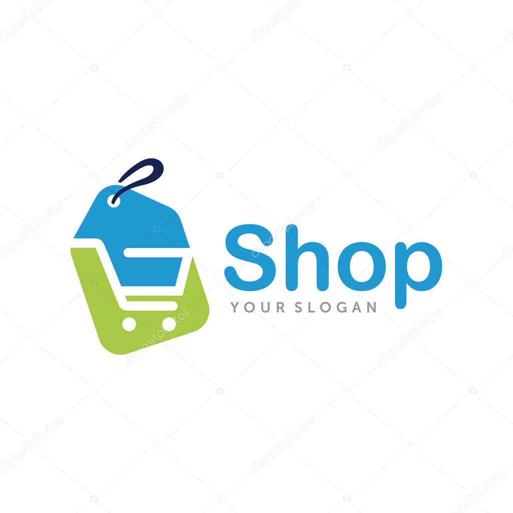 Shop logo, Good Shop Logo design template