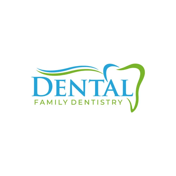 Dental Logo Dental Care Logo Design Template — Stock Vector
