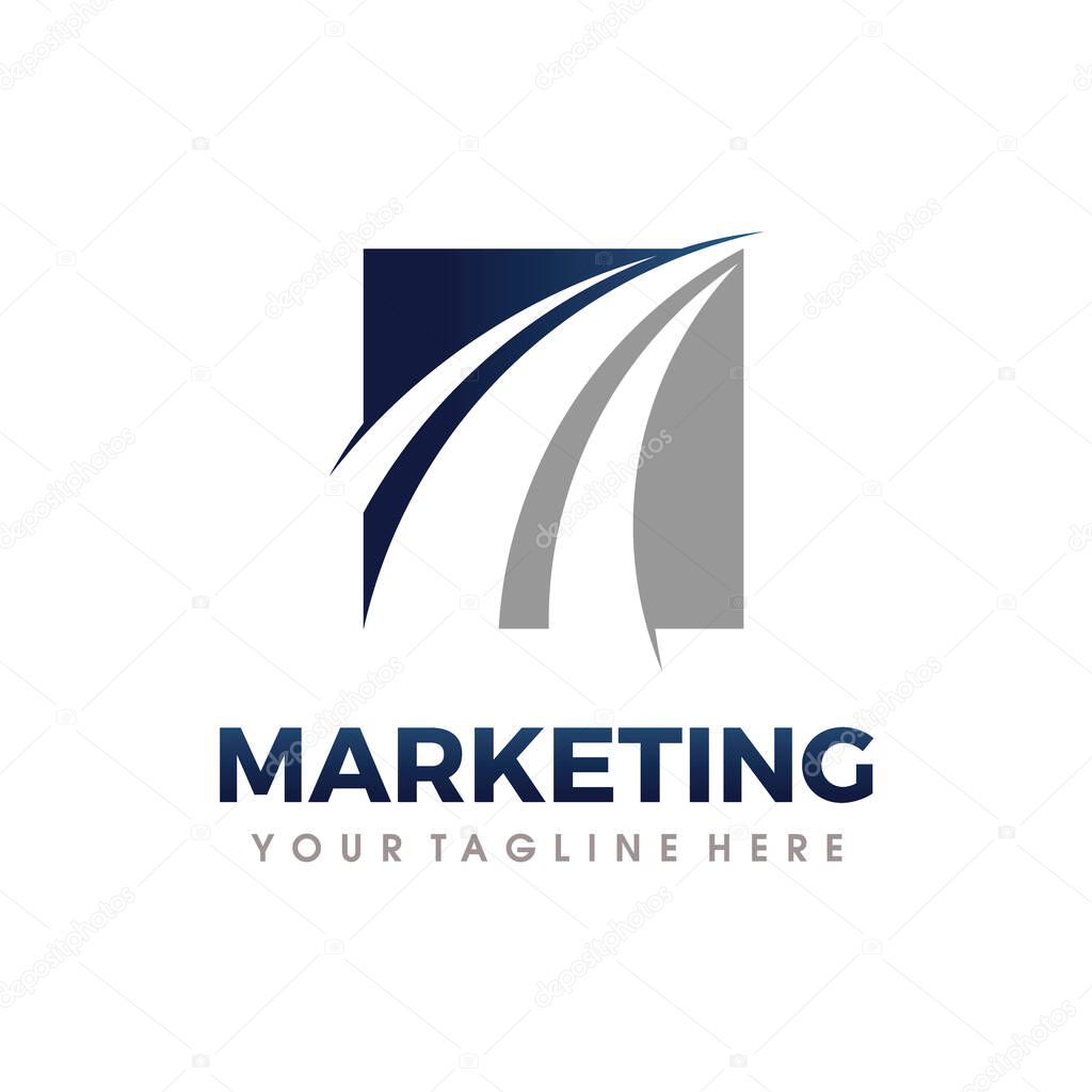 Seo Marketing Logo. Marketing Logo design template
