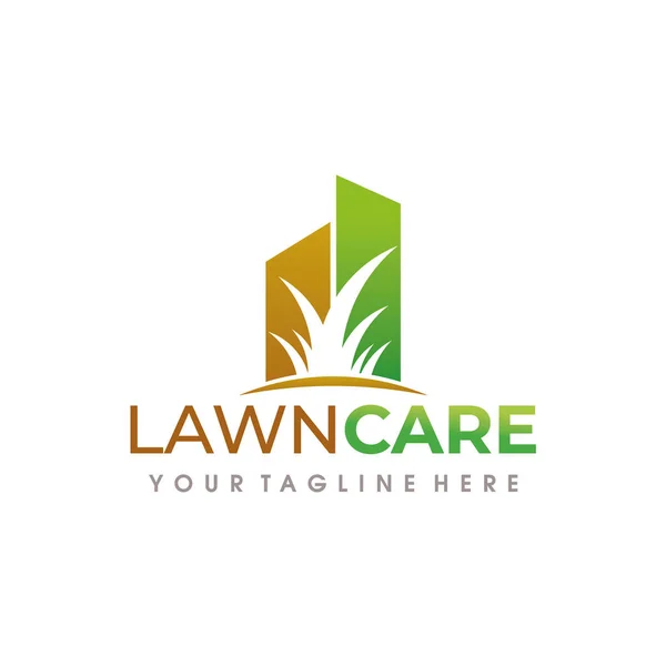 Lawn Care Logo Lawn Services Logo Design Vector — Stock Vector