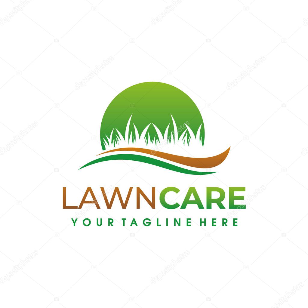 Lawn Care Logo. Lawn Services Logo design vector