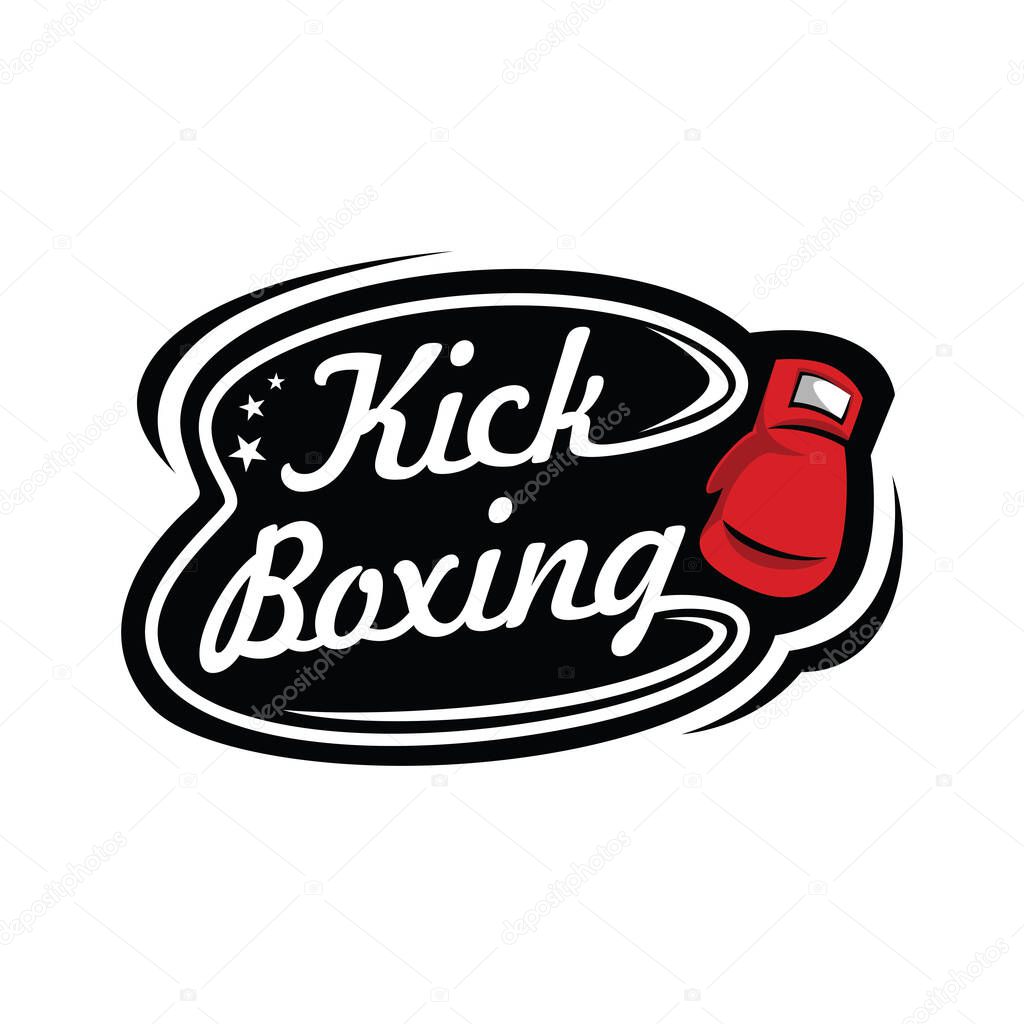 Kick Boxing and Martial arts Logo Vector