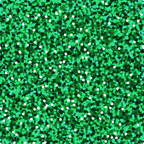 Padrão sem costura brilho verde, fundo brilhante festa com textura brilho verde. Férias vetor fundo abstrato. —  Vetores de Stock