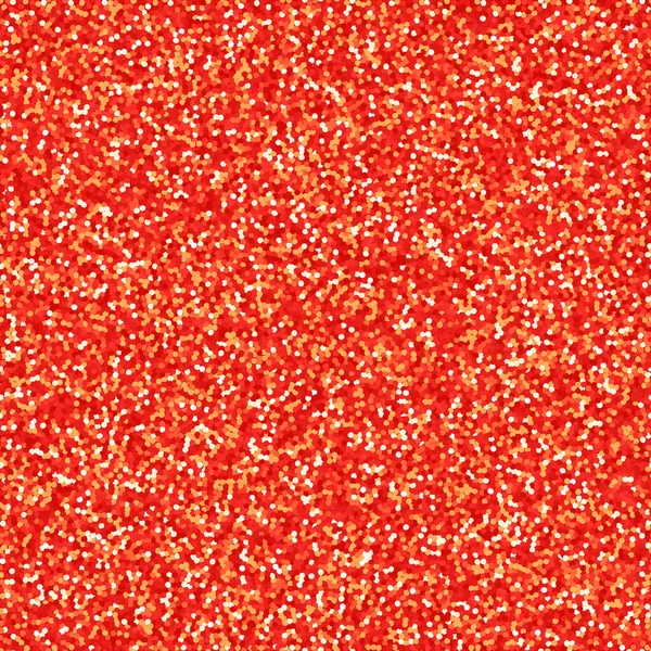 Красные блестки бесшовный узор, блестящий фон вечеринки с серебристой блестящей текстурой или, может быть, это икра. Векторный фон праздника. — стоковый вектор