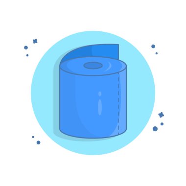 Mavi Doku Kağıdı Temiz Düz Tasarım Biçimi Beyaz Arkaplan