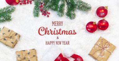 Noel arkaplanı. Şenlikli Kompozisyon Seçici Odaklanma Tatili. Doğa