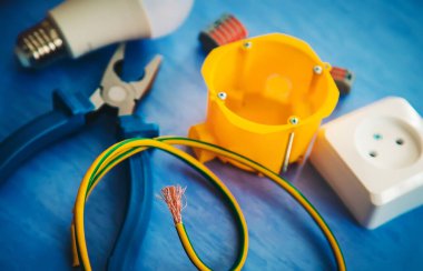 Evde zampara işi var. Seçici odaklanma. Endüstriyel