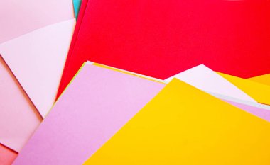 Renkli kağıt dokusu arka planı. Seçici odak soyut