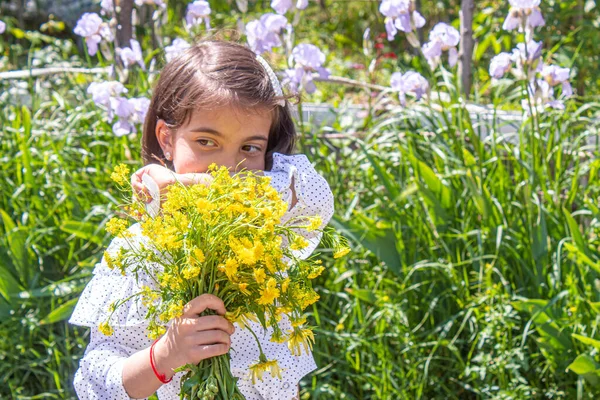 Saisonale Allergie Bei Einem Kind Coryza Selektiver Fokus Menschen — Stockfoto